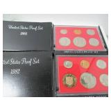 1981 - 1987 US Proof Sets