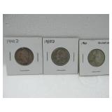 3 Washington Quarters