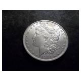 1884 O Morgan Silver Dollar