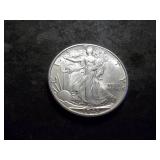 1943 D Walking Liberty Half Dollar BU