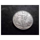 1944 D WalkingLiberty Half Dollar From A BU Roll
