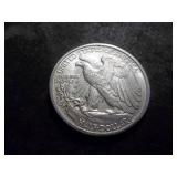 1944 D WalkingLiberty Half Dollar From A BU Roll
