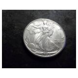 1944 D WalkingLiberty Half Dollar From A BU Roll