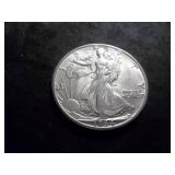 1944 D Walking Liberty Half Dollar From A BU Roll