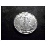 1944 D Walking Liberty Half Dollar From A BU Roll