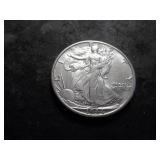 1944 D Walking Liberty Half Dollar From A BU Roll