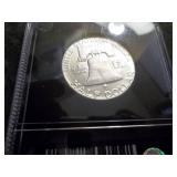 1952 Franklin Half Dollar Holdered UNC Full Bell Lines