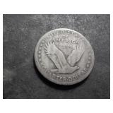 1917 Type One Standing Liberty Quarter No Stars On Reverse