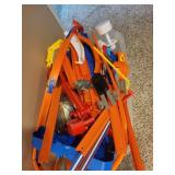 Large Lot of Hot Wheels Track and Mousetrap Game Pieces