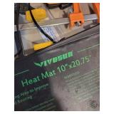Collection of Assorted Hand Tools, Power Drill, Clamps, and Vivosun Heat Mat
