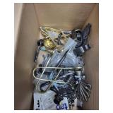 Assorted Vintage Brass and Metal Hardware Lot with Decorative Pieces