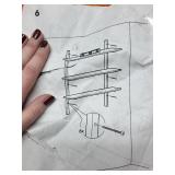 IKEA Liden Wooden Wall Shelf Unit with Hardware