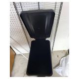 Rectangular Stainless Steel Step Trash Can with Lid