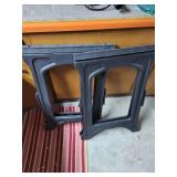 Pair of Folding Plastic Sawhorses