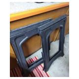 Pair of Folding Plastic Sawhorses