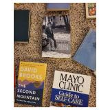 Assorted Book Collection including Novels, Cookbooks and Nonfiction