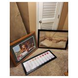 Framed Wall Art Collection Featuring Florals and Hands of Creation