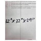 Used Wooden Square Table 32x32x29 Inches