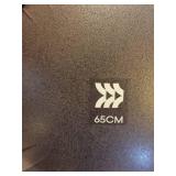 65cm Exercise Ball with 2 Reebok Yoga Mats in Bags