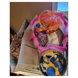 Large Lot of Crafting Supplies and Floral Decor