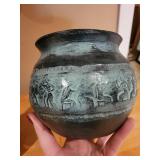 Set of 3 Decorative Pottery Vases Assorted Styles and Designs