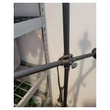 Adjustable Metal Industrial Floor Lamp with Bell Shade