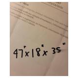 Solid Oak Bench with Decorative Back, 47 Inch Width