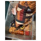 Large Collection of Holiday Decor and Decorations in Storage Totes