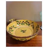 Pacific Rim Handpainted Olive Motif Ceramic Tableware Set