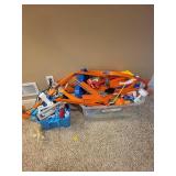 Large Lot of Hot Wheels Track and Mousetrap Game Pieces
