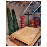 Home Decor Collection with Planters, Candles, Trays, and Decorative Items