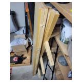 IKEA Liden Wooden Wall Shelf Unit with Hardware