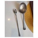 Kitchenware Collection with Coffee Mugs, Glass Bottle, Framed Quote, and Utensils