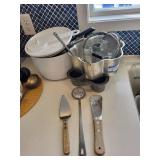 Assorted Kitchen Cookware and Bakeware Set with Utensils