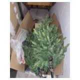 Artificial Christmas Tree with Stand in Box