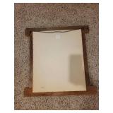 Framed R. Hook Portrait of Jesus Print with Rustic Wood Frame