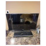 Samsung Flat-Screen TV with Toshiba DVD Player and Remotes