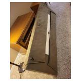 Upholstered Cushion Bench Top 74 Inch Brown