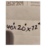 Large Woodgrain Wardrobe Cabinet with Shelves and Drawers, 60x20x72 Inches