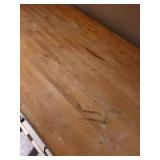 Wood Workbench with Drawers and Shelves