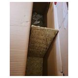 Gold Tinsel LED Star Outdoor Decoration with Stand