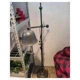 Adjustable Metal Industrial Floor Lamp with Bell Shade