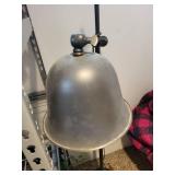 Adjustable Metal Industrial Floor Lamp with Bell Shade