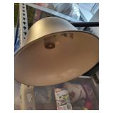 Adjustable Metal Industrial Floor Lamp with Bell Shade