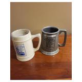 Pair of 1980 Lake Placid XIII Olympic Winter Games Commemorative Mugs