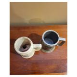 Pair of 1980 Lake Placid XIII Olympic Winter Games Commemorative Mugs