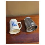 Pair of 1980 Lake Placid XIII Olympic Winter Games Commemorative Mugs