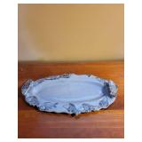 Handcrafted Ceramic Fish Motif Serving Platter, 17 Inch