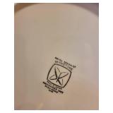 Set of 3 Blue and White Ironstone Serving Platters and Plates