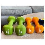 Home Exercise Set with Dumbbells, Resistance Bands, and Yoga Mat